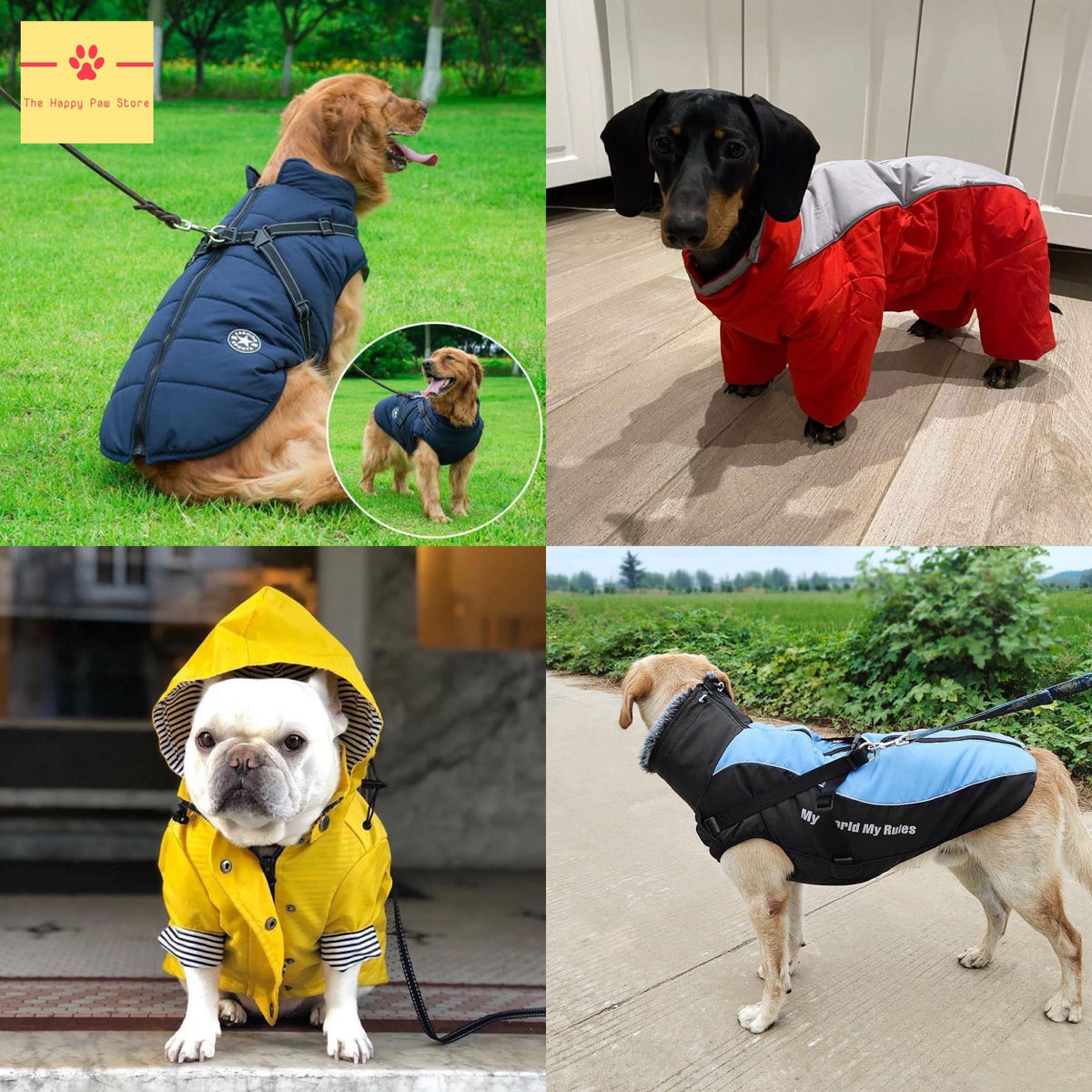 The Ultimate Outdoor Companion The Waterproof Dog Jacket with Harness
