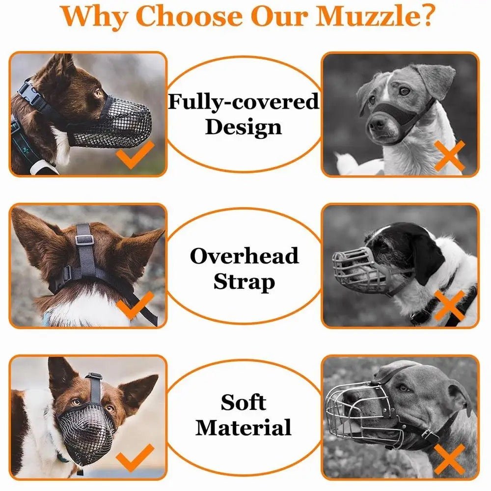 Breathable Mesh Dog Muzzle