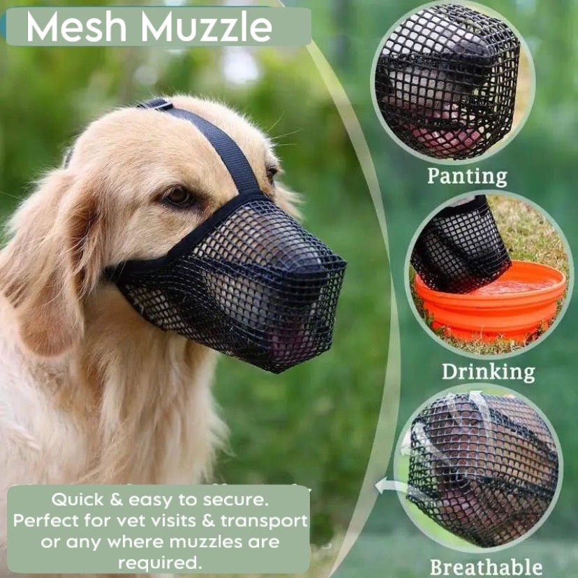 Breathable Mesh Dog Muzzle