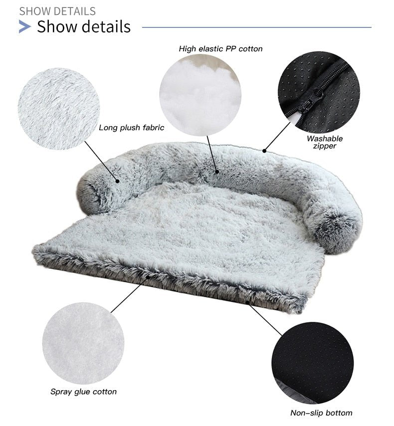 calming dog bed sofa protector