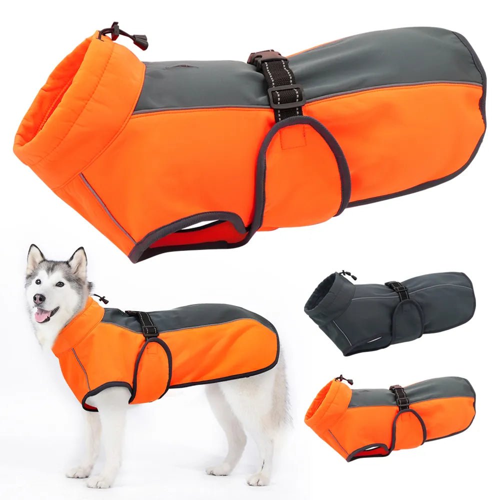 Large Waterproof Dog Jacket Large Dog Coat The Happy Paw Store