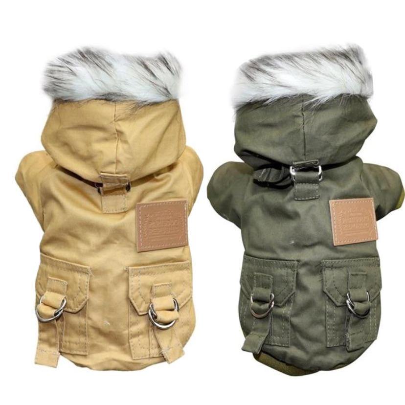 Parka Jacket with Faux Fur Hood