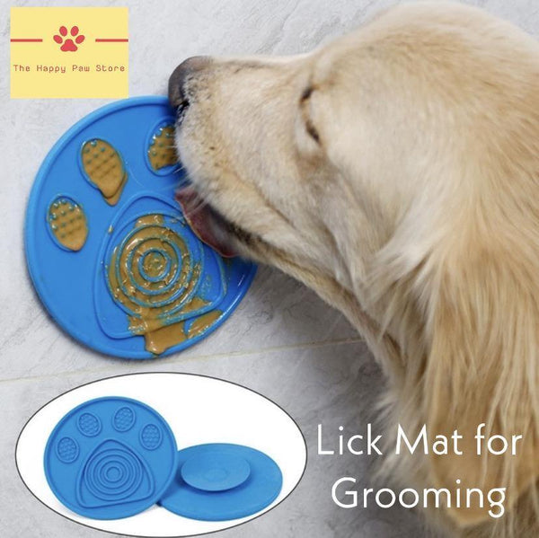 Pet Licking Mat For Dogs & Cats - Large Size With Suction Cups, Slow Feeder For Anxiety Relief - View #2