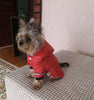 Veste imperméable pour chien avec capuche (petites races)