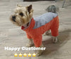 Combinaison imperméable pour chien