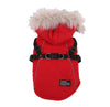 Winter Dog Jacket With Harness For Small Breeds