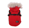 Winter Dog Jacket With Harness For Small Breeds